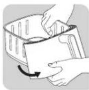 MOULINEX Easy Fry Silence EZ552D - PARTE ANTERIORE RIMOVIBILE:\* - 2