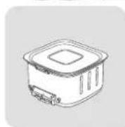 MOULINEX Easy Fry Silence EZ552D - AFNEEMBARE VOORKANT\* - 6