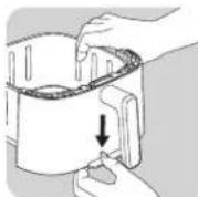 MOULINEX Easy Fry Silence EZ552D - PARTE ANTERIORE RIMOVIBILE:\* - 1
