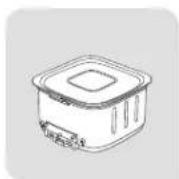 MOULINEX Easy Fry Silence EZ552D - СЪЕМНАЯ ПЕРЕДНЯЯ ПАНЕЛЬ\* - 6