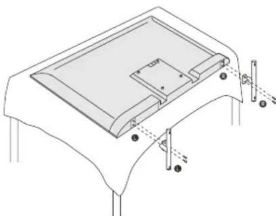 EDENWOOD ED75EA02UHD-EL - Instructions d'installation du meuble TV - 1