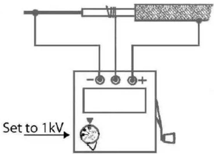 CHAUVIN ARNOUX C.A 6503 - M measurement at 1000V_DC - 1