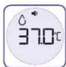 BRAUN No touch + touch BNT 400B - Ανάγνωση της θερμοκρασίας - 1