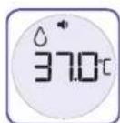 BRAUN No touch + touch BNT 400B - Lecture de la température - 1