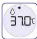 BRAUN No touch + touch BNT 400B - Temperatuur aflezen - 1