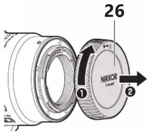 NIKON NIKKOR Z 600mm f/6.3 VR S - Vis de verrouillage du collier pour trépied - 2