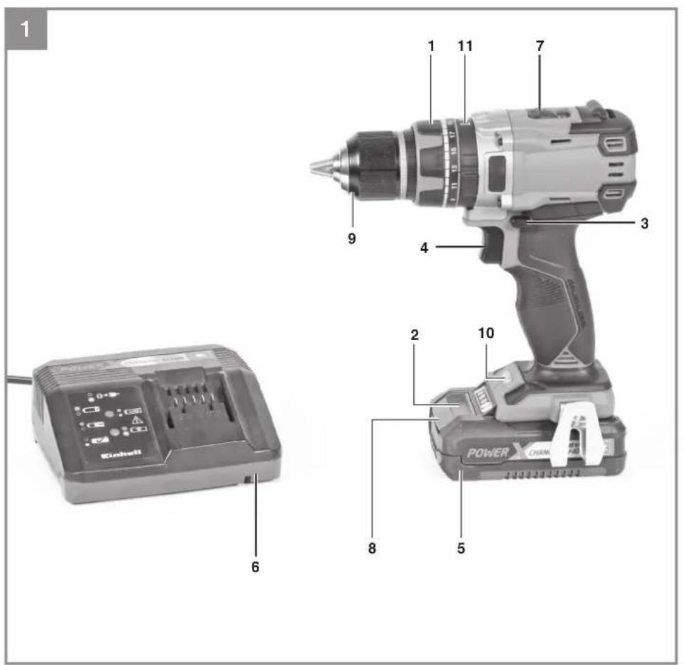 EINHELL TP-CD 18/50 Li-i BL - 1