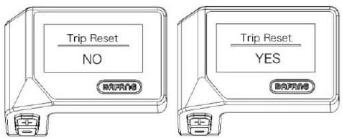 SHARP BK-ED06E - "TRIP Reset" Resets mileage - 1