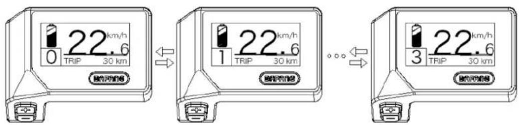 SHARP BK-ED06E - Selection of the level of assistance - 1