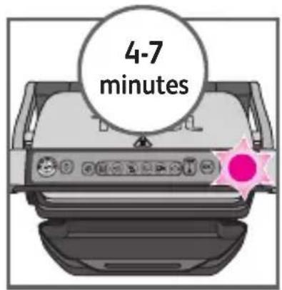 TEFAL OptiGrill+ - automatic cooking programmes and manual mode that feature four different temperature settings - 2