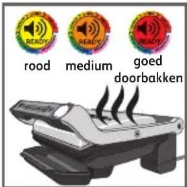 TEFAL OptiGrill+ - automatische bereidingsprogramma's en handmatige stand met 4 verschlende temperatuurinstellungen - 9