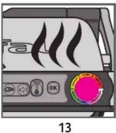 TEFAL OptiGrill+ - automatiske tilberedningsprogrammer og en manuel Funktion med fire forskellige temperaturindstillinger - 3