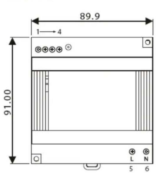 TDK-Lambda DSP100-15 - Mechanical Outline Drawings: - 1
