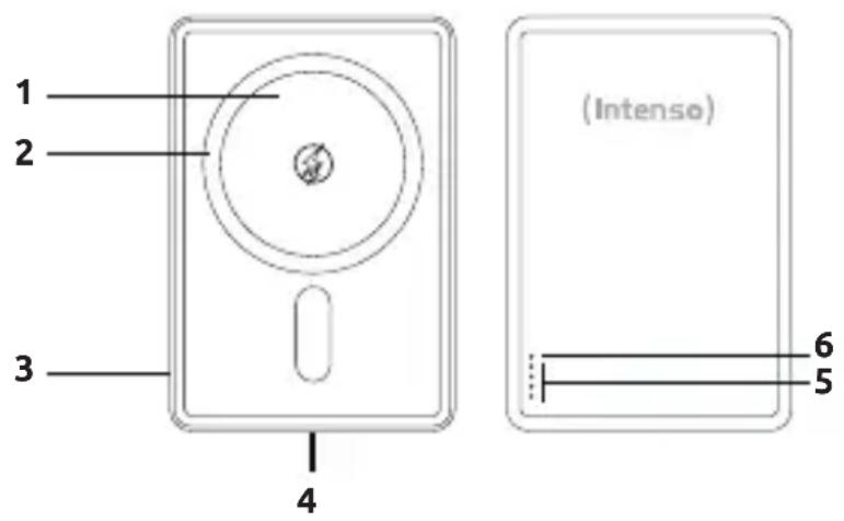 INTENSO MW5000 - Overzicht apparaat - 1