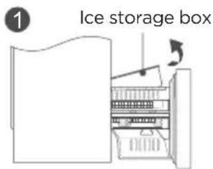 MIDEA MRB23D5AST - Cleaning the Ice Storage Box and Freezer Printer - 1