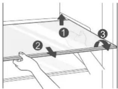MIDEA MRB23D5AST - Cleaning the Glass Shelf - 1