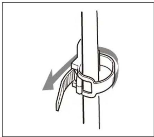 SONY AC-DN10A - Using the Cord Strap - 3