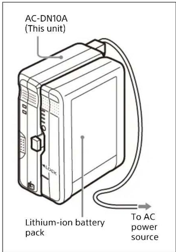 SONY AC-DN10A - Charging a Battery Pack - 2