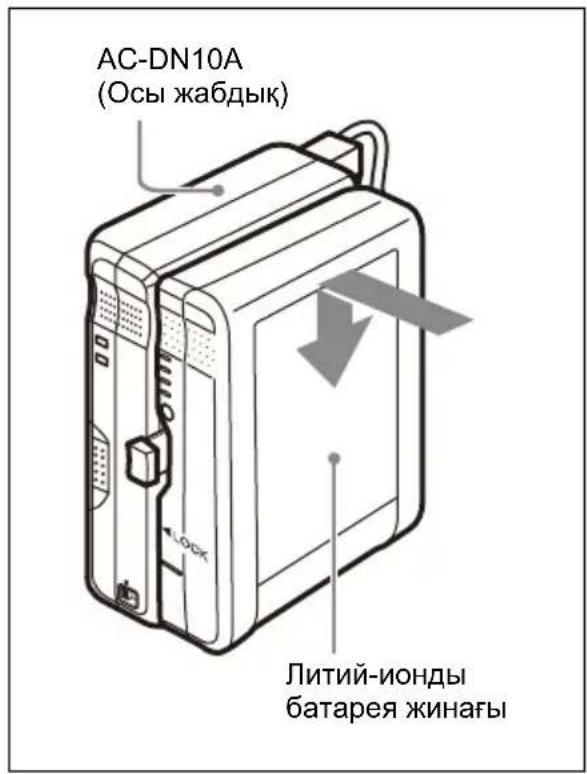 SONY AC-DN10A - Батарея жинағын зарядтау - 1