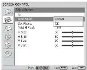 SONY FWD-42LX1 - Adjusting automatically - 1