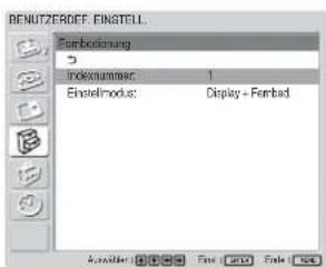 SONY FWD-42LX1 - Wählen Sie mit ↑/↓ die Option „Fernbedienung“ aus und drücken Sie ENTER. - 1