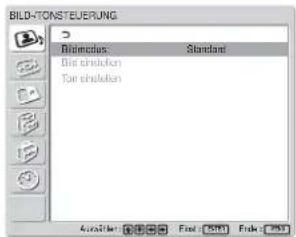 SONY FWD-42LX1 - Drücken Sie MENU. - 2