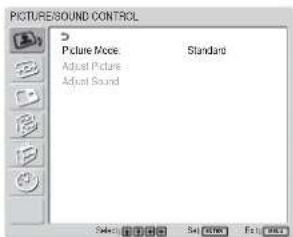 SONY FWD-42LX1 - 改变索引号码 - 1