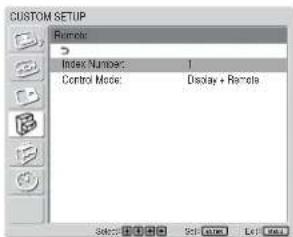SONY FWD-42LX1 - 改变索引号码 - 3