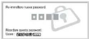 SONY FWD-42LX1 - Immettere di nuovo la password per confermarla. - 1