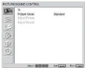 SONY FWD-42LX1 - 按 MENU 键。 - 1