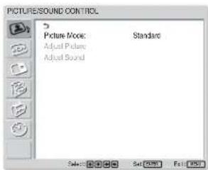 SONY FWD-42LX1 - Press MENU. - 1