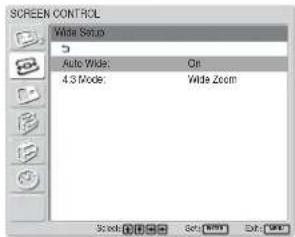 SONY FWD-42LX1 - 按 MENU 键。 - 3