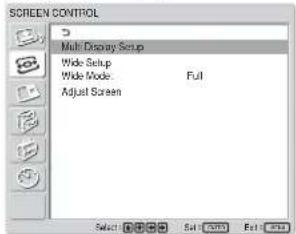 SONY FWD-42LX1 - 按 MENU 键。 - 2