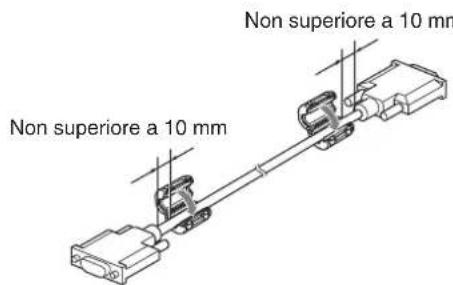 SONY FWD-42LX1 - Applicazione dei nuclei in ferrite - 1