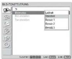 SONY FWD-42LX1 - Drücken Sie MENU. - 3