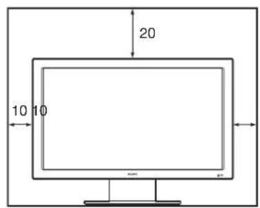 SONY FWD-42LX1 - Installazione con il supporto (non in dotazione) - 1