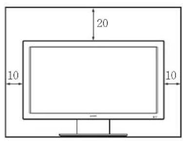 SONY FWD-42LX1 - 使用支架（未附带）时 - 1