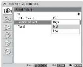 SONY FWD-42LX1 - Color Correct. (色度校正) - 2