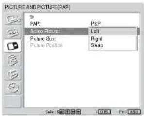 SONY FWD-42LX1 - When P&amp;P is selected - 1