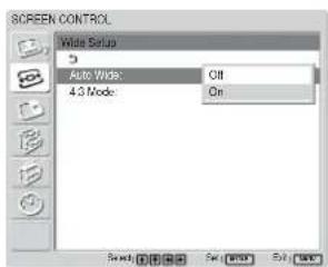 SONY FWD-42LX1 - 按 MENU 键。 - 4