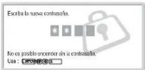 SONY FWD-42LX1 - Para activar el bloqueo de seguridad - 2