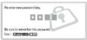 SONY FWD-42LX1 - To activate the Security Lock - 3