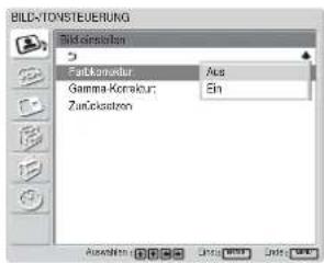 SONY FWD-42LX1 - Farbkorrektur - 1