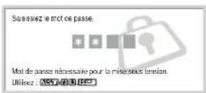 SONY FWD-32LX1R - Pour activer le verrouillage antivol - 1
