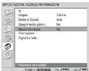 SONY FWD-32LX1R - Per attivare il blocco di sicurezza - 5