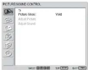 SONY FWD-32LX1R - 按 MENU 键。 - 1