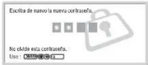 SONY FWD-32LX1R - Para activar el bloqueo de seguridad - 3