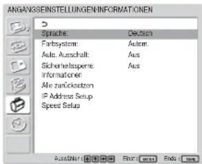 SONY FWD-32LX1R - ANFANGSEINSTELLUNGEN/ INFORMATIONEN - 1