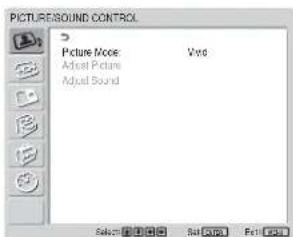 SONY FWD-32LX1R - Press MENU. - 1