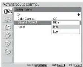 SONY FWD-32LX1R - Color Correct. (色度校正) - 2